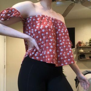 floral blouse